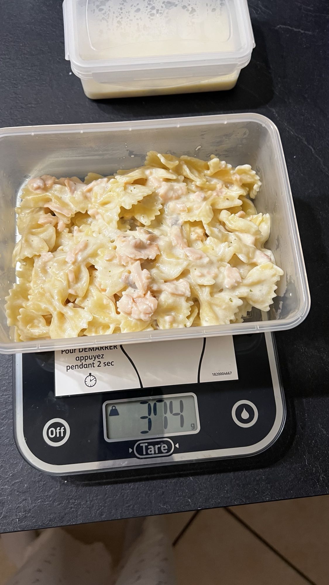 Pâtes au saumon et crème