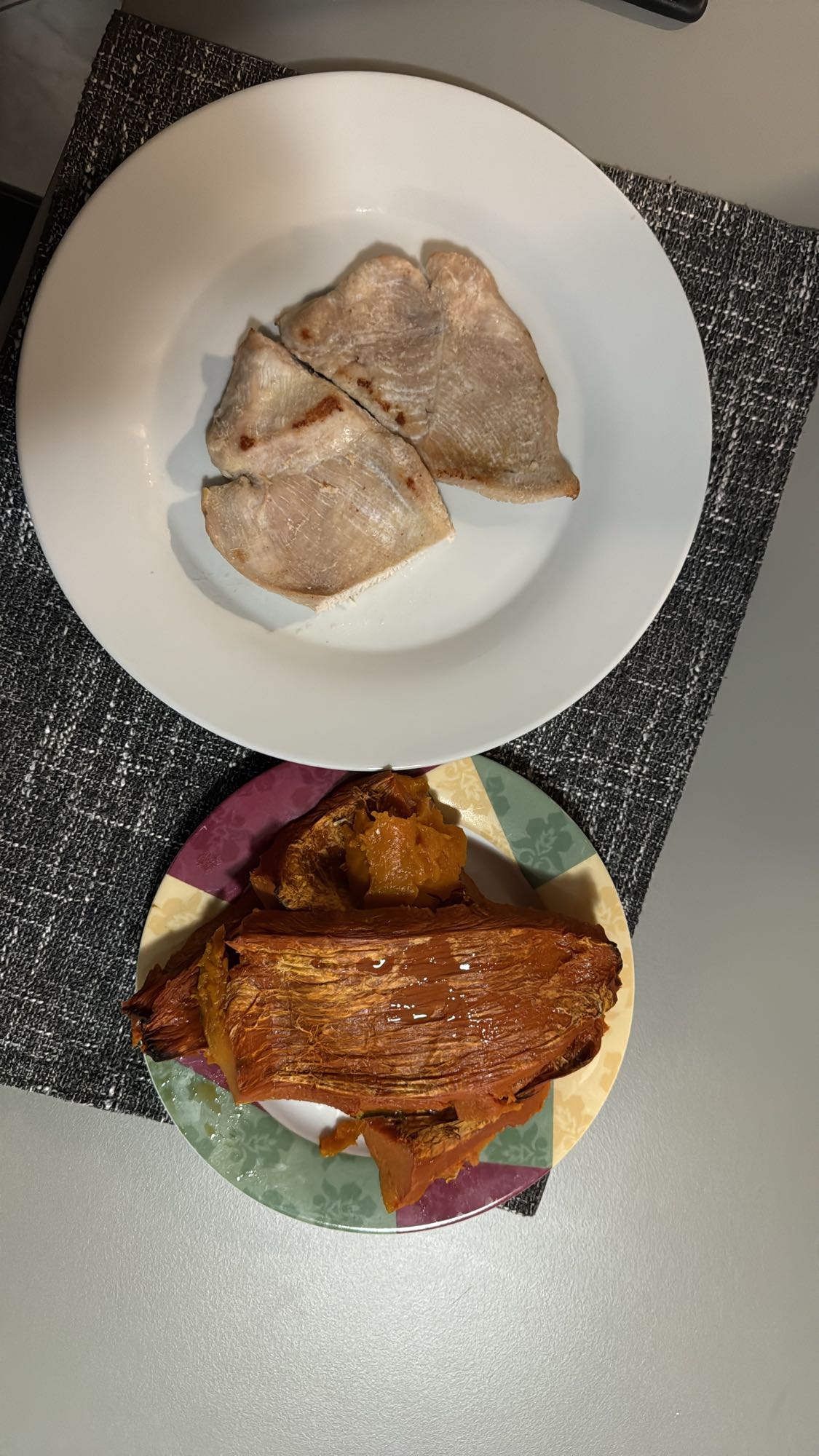 Piept de porc cu dovleac copt