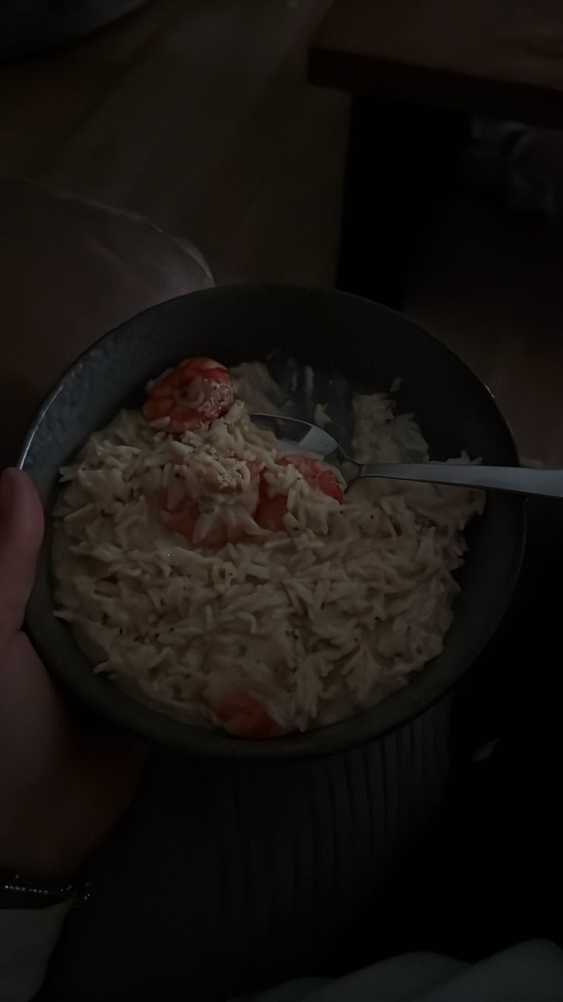 Krabbenreis mit leichter Soße