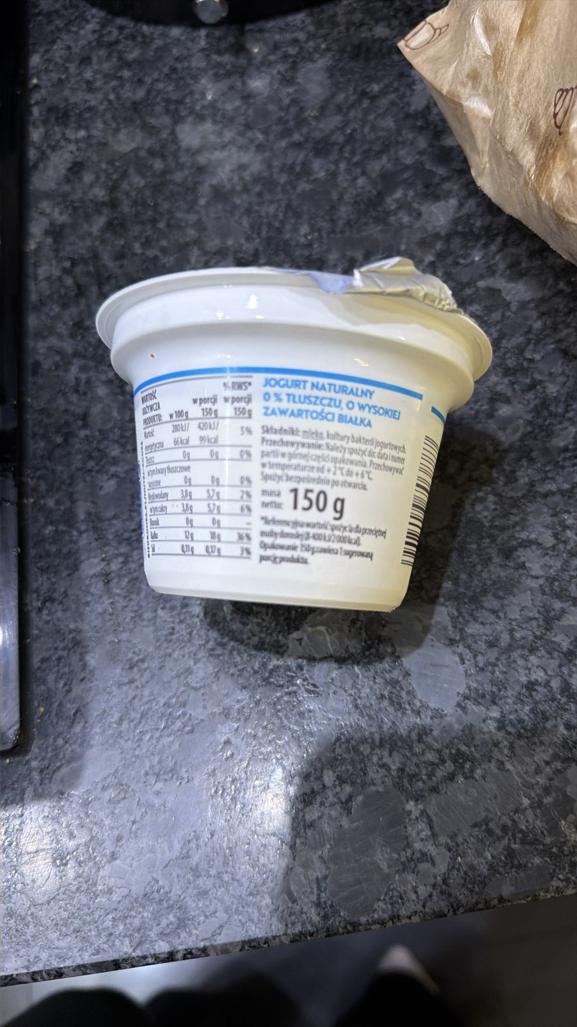 Jogurt naturalny 0% tłuszczu