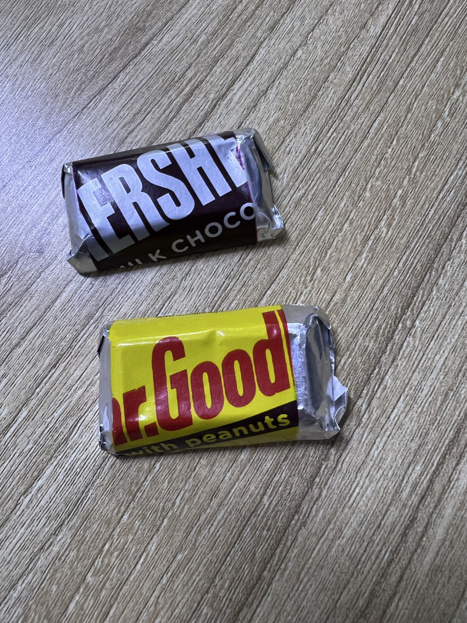Mini chocolate bars