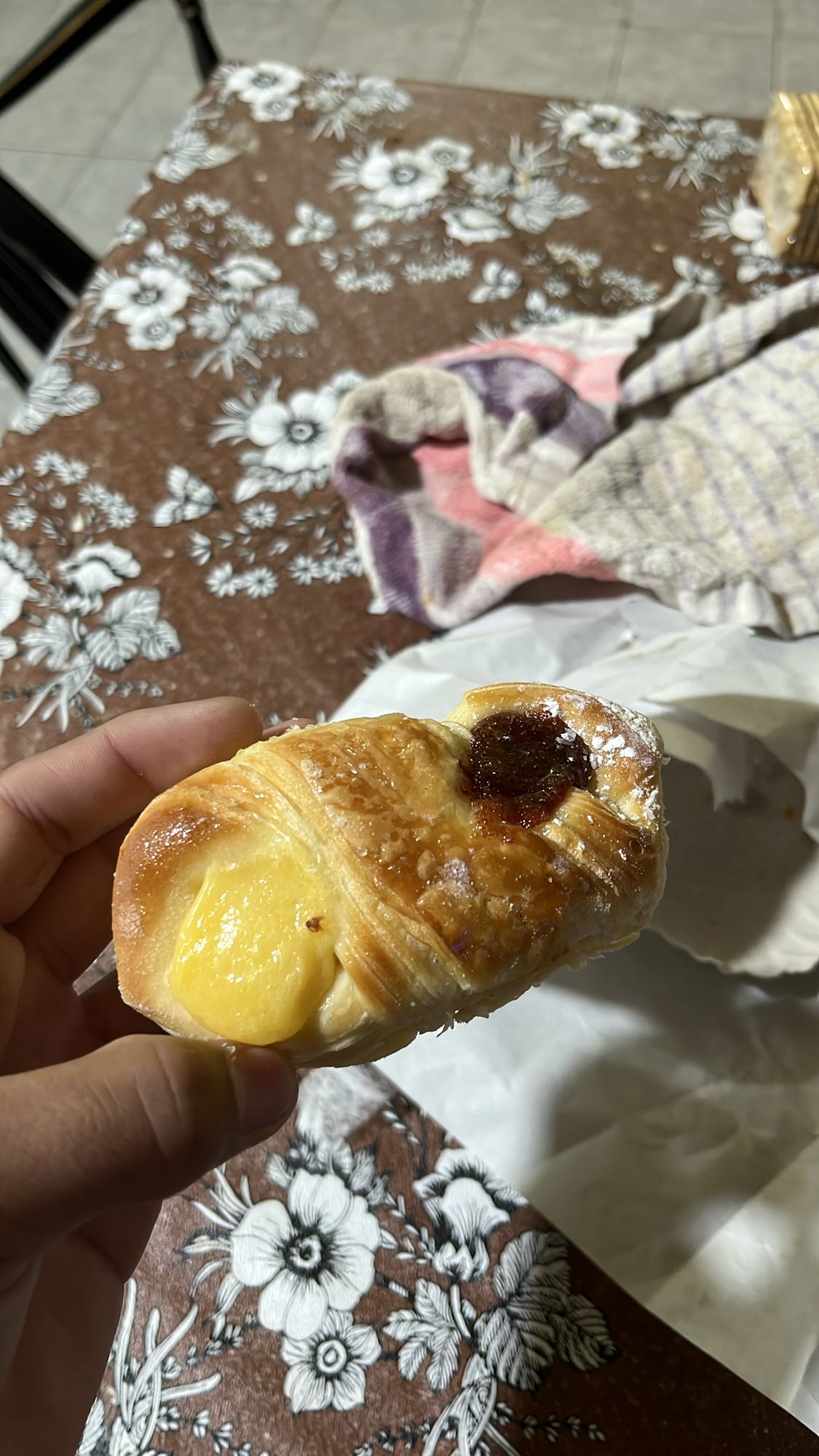 Pan dulce con relleno