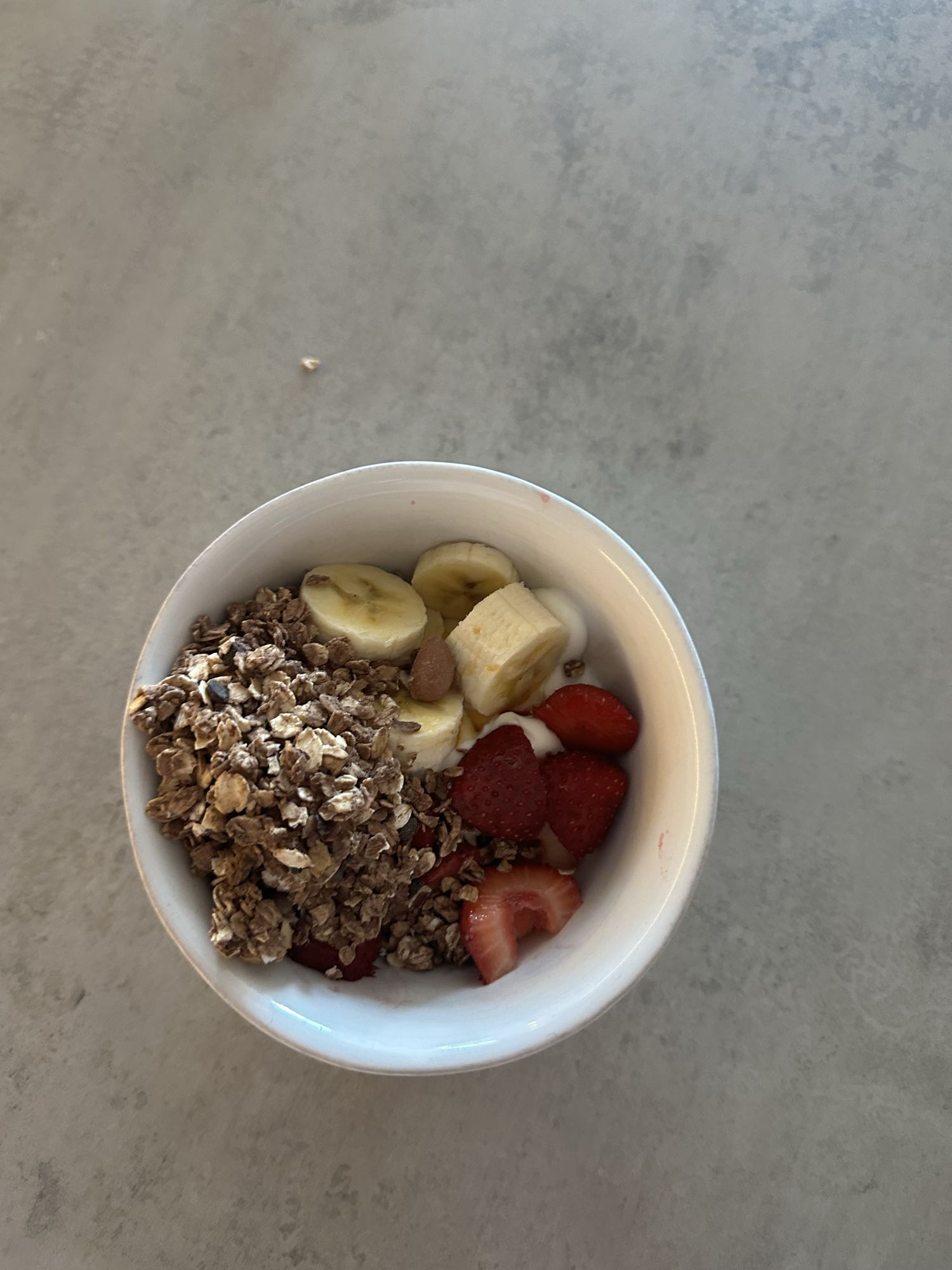 Tazón de yogur con frutas