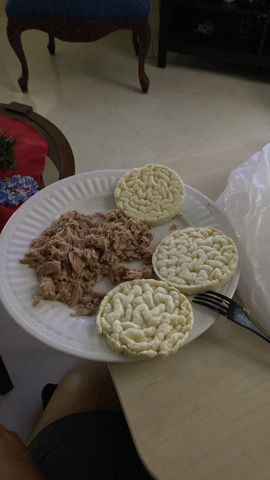 Tortitas de garbanzo con atún