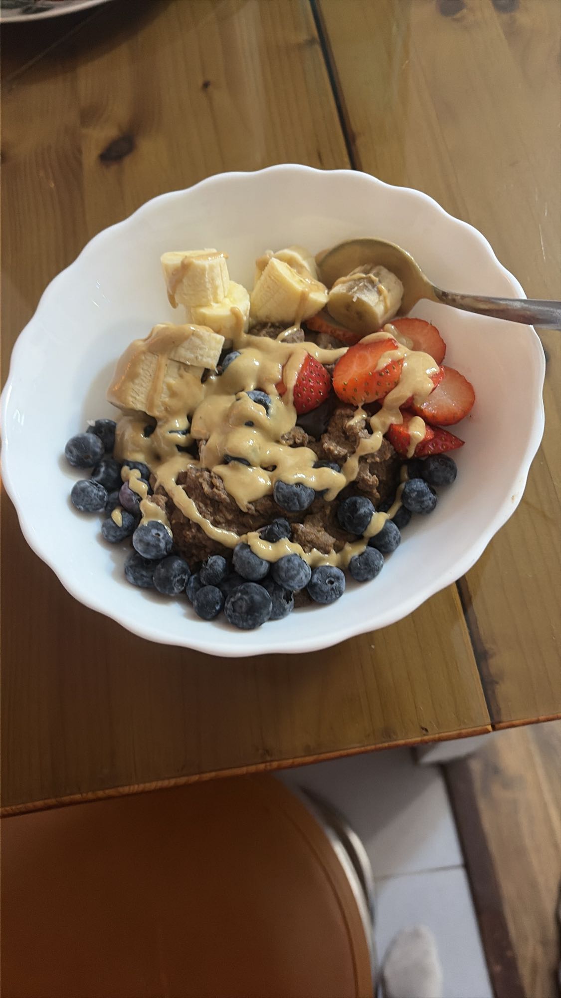 Terci de ovăz cu fructe și proteine