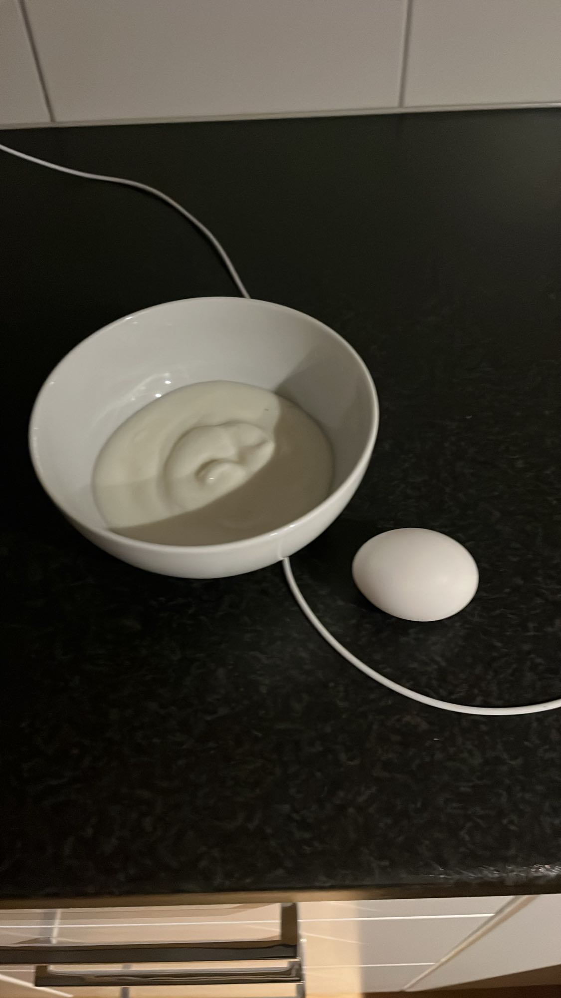 Yoghurt och ägg