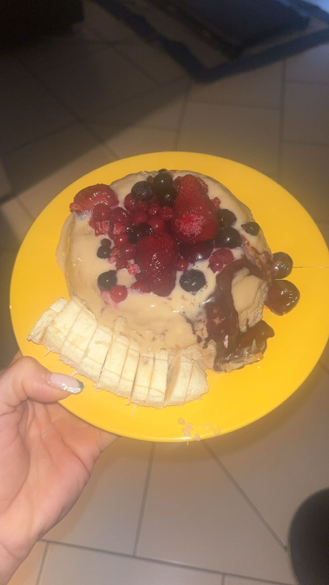 Gâteau aux fruits rouges