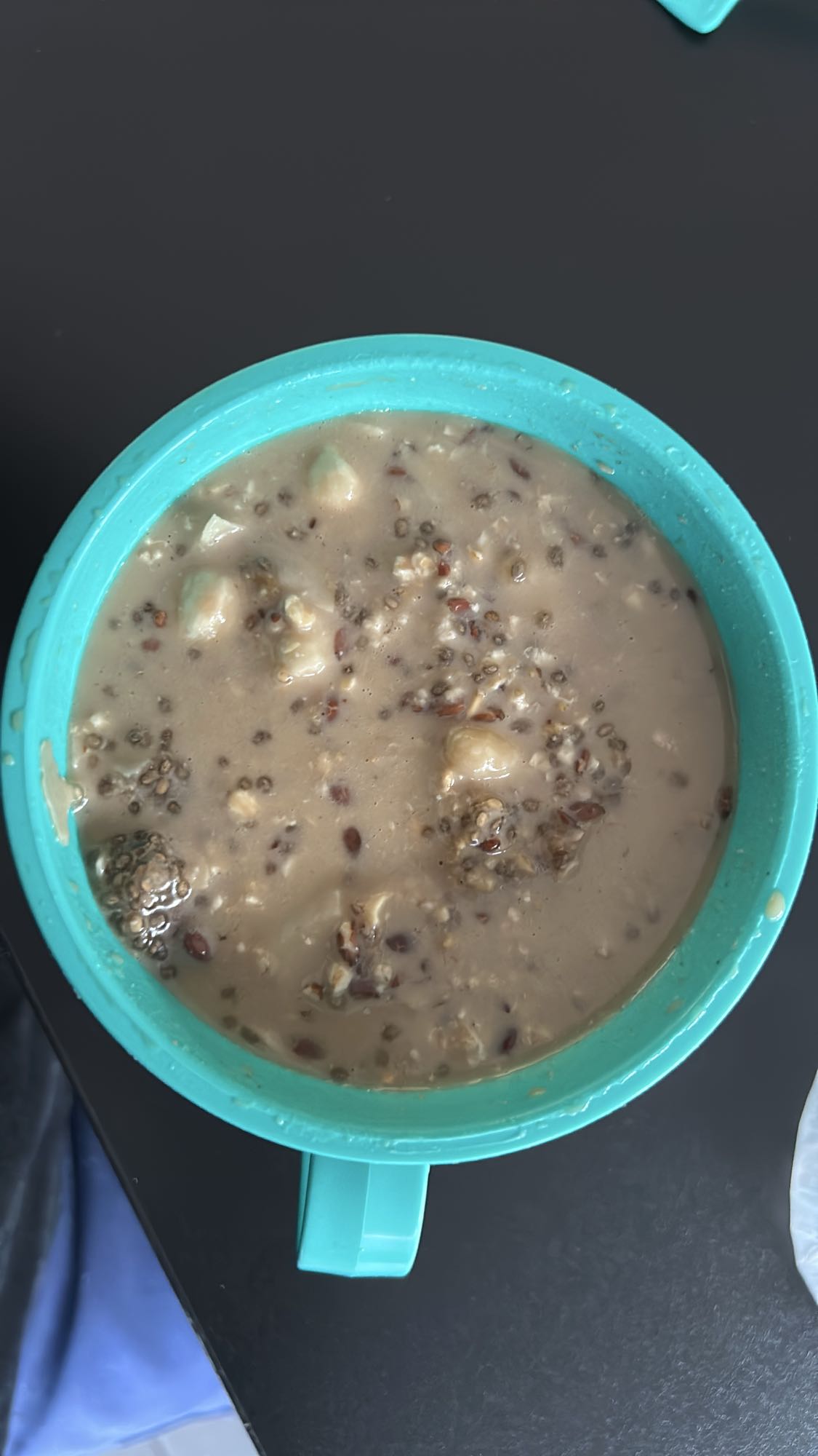 avena con frutas y semillas
