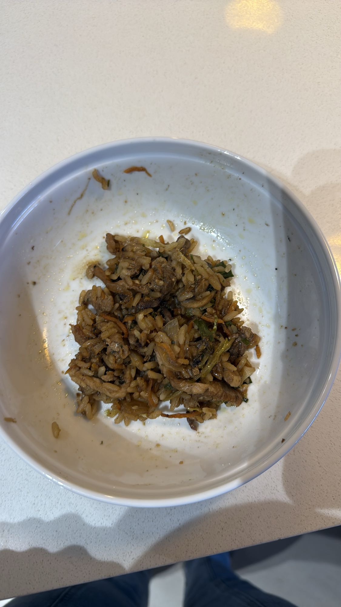 Chicken fried rice bowl