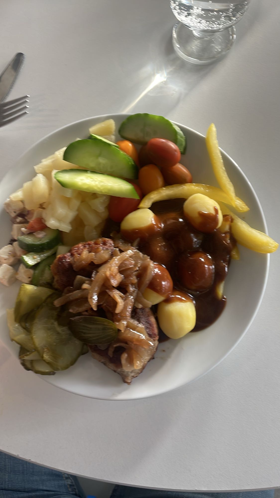 Köttfärsbiff med potatis
