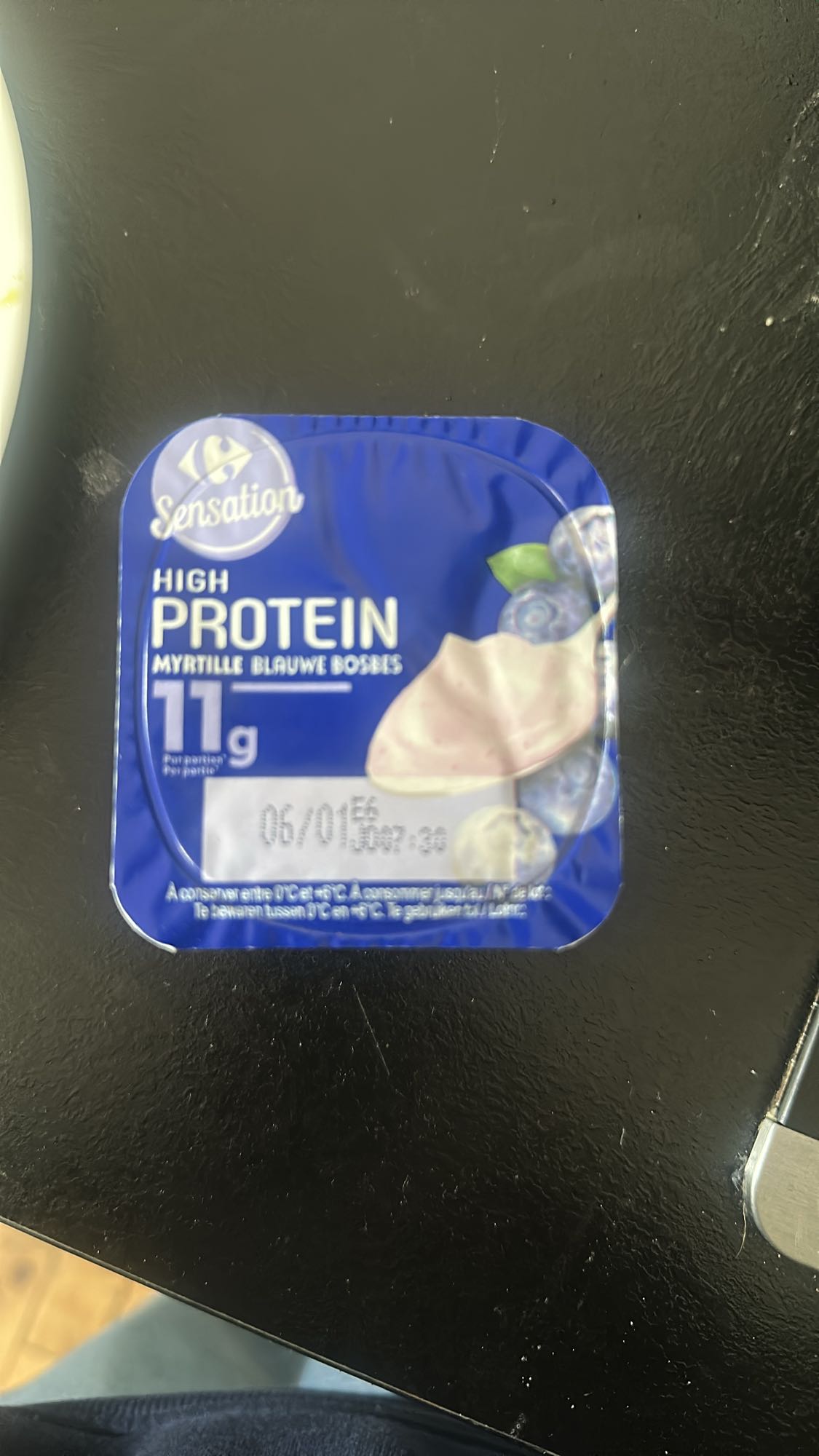 Yaourt protéiné myrtille