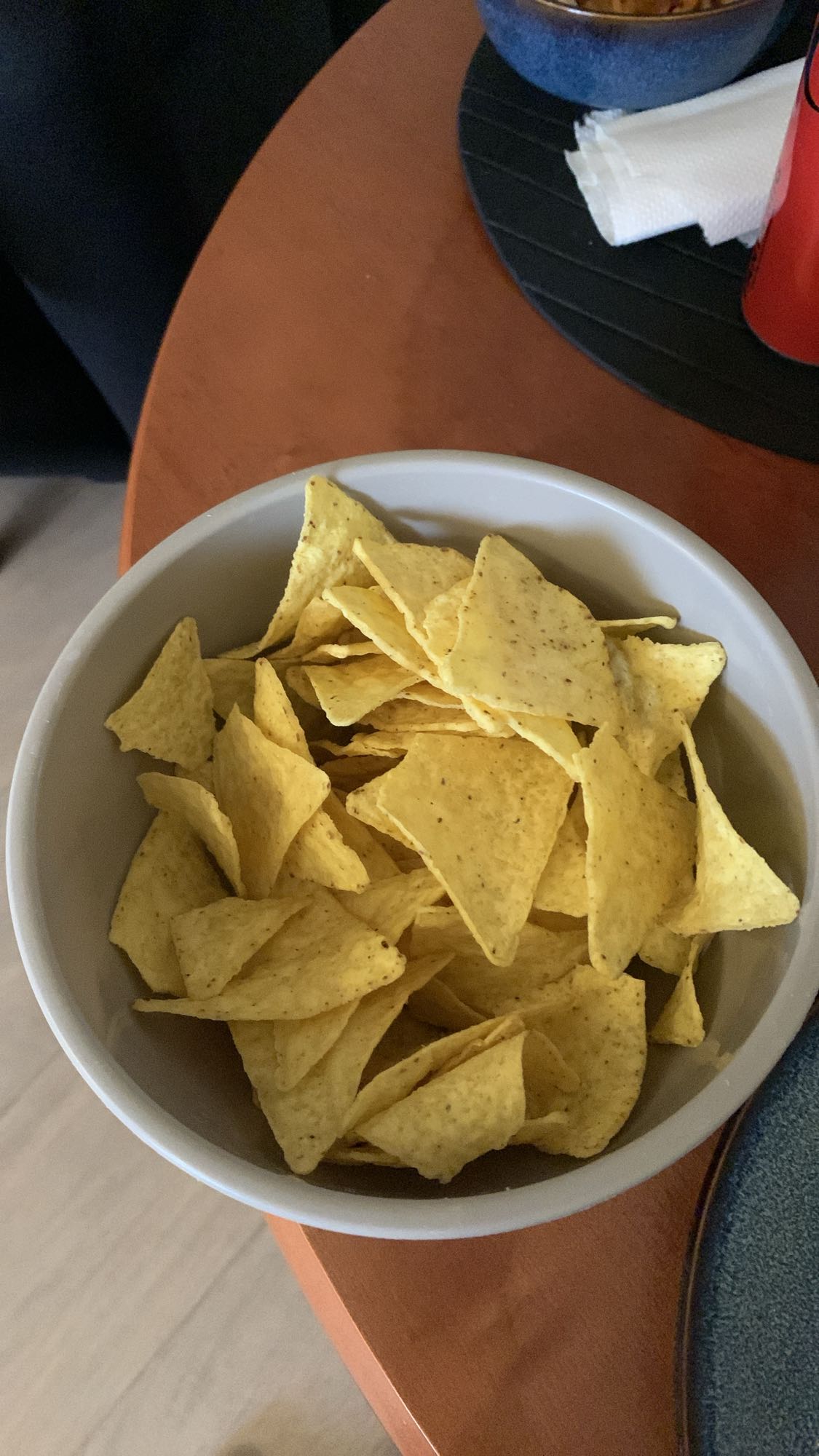 Tortillachips skål