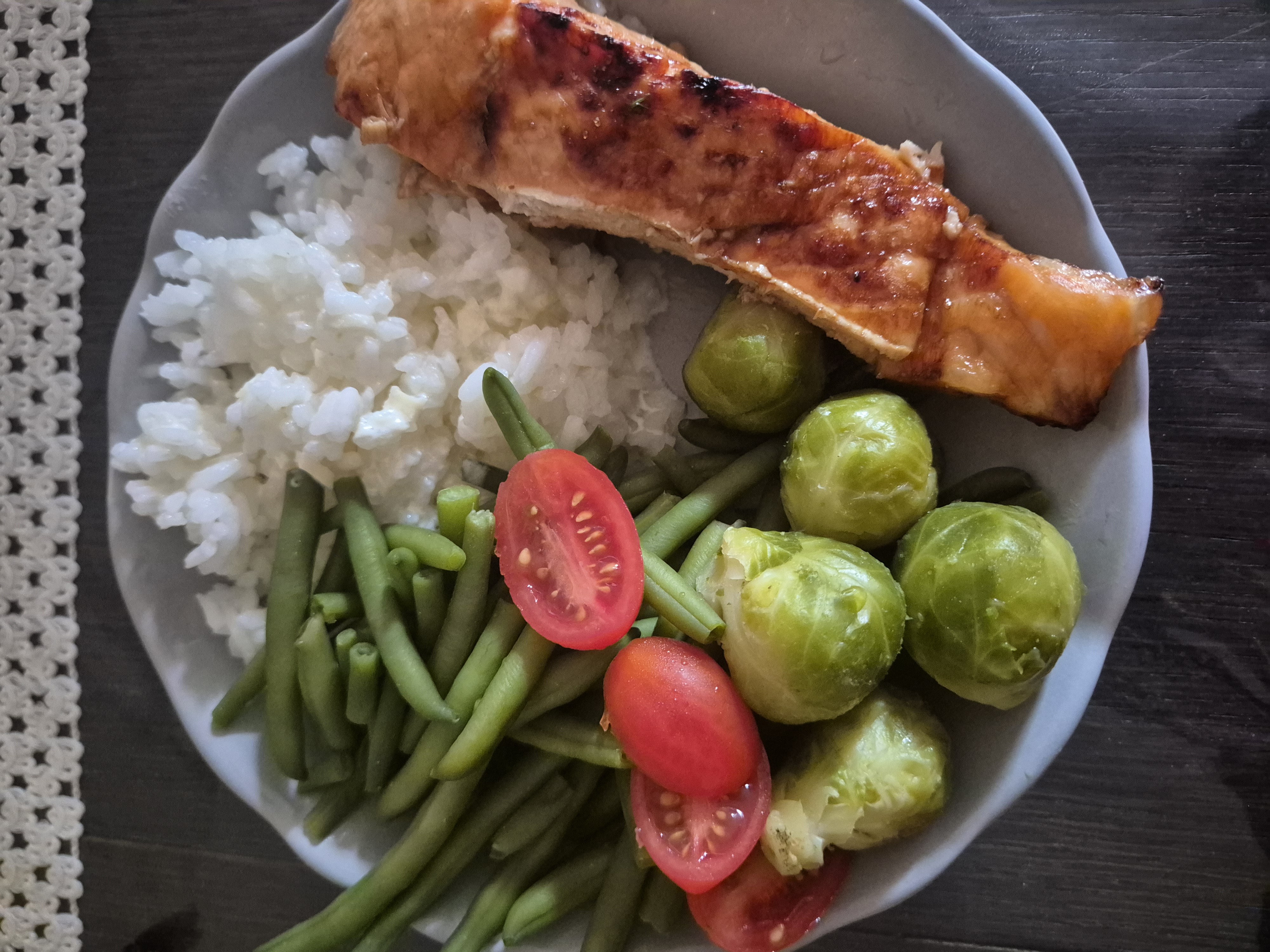 Saumon avec légumes