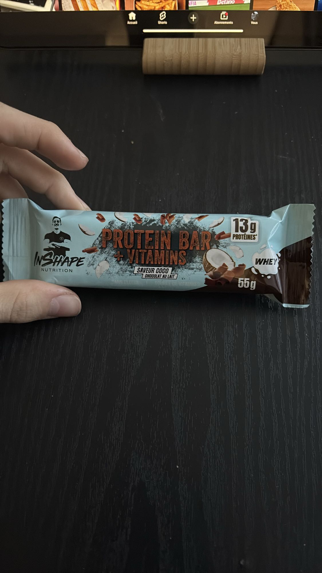 Barre protéinée coco