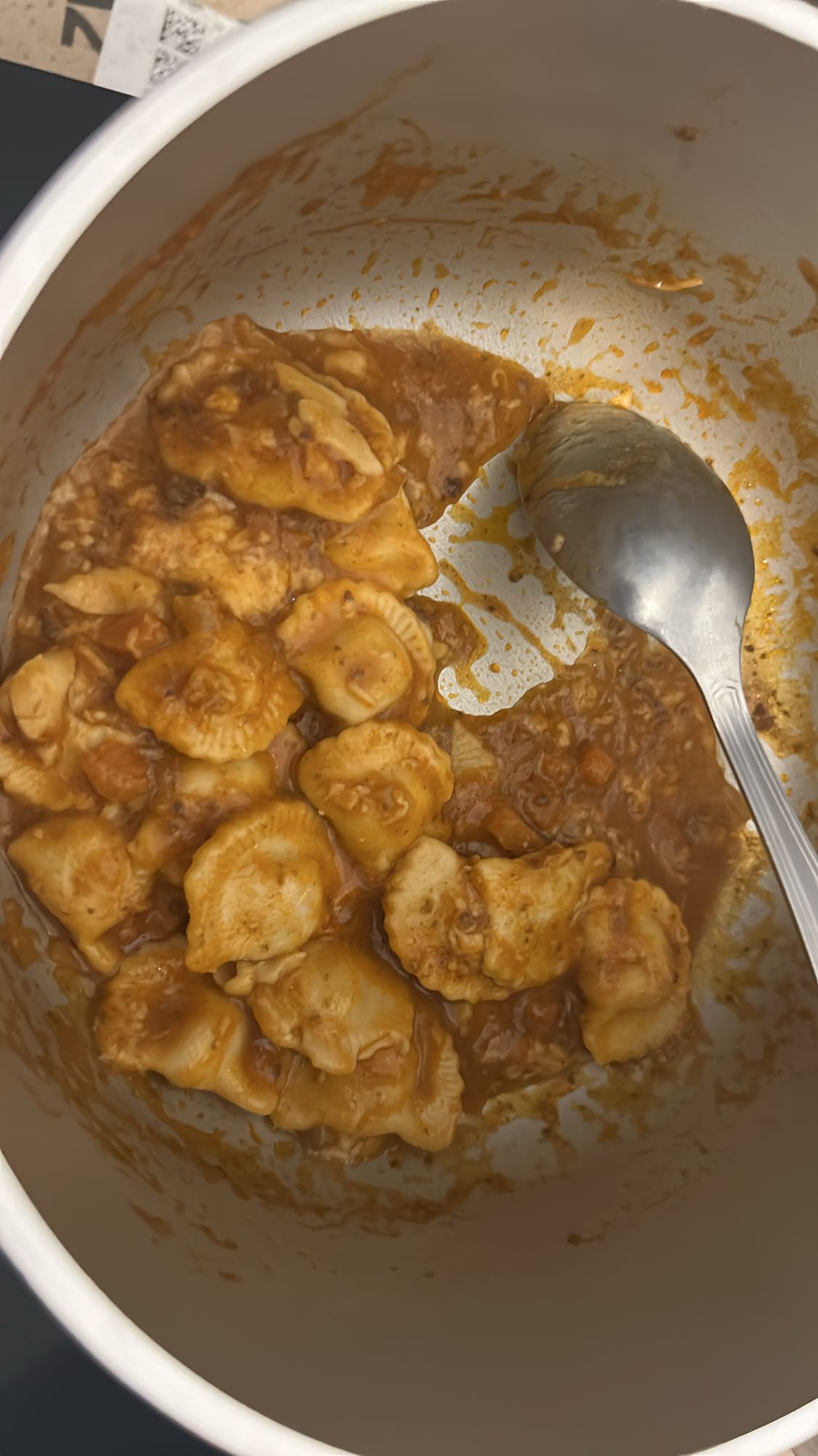 Raviolis sauce tomate