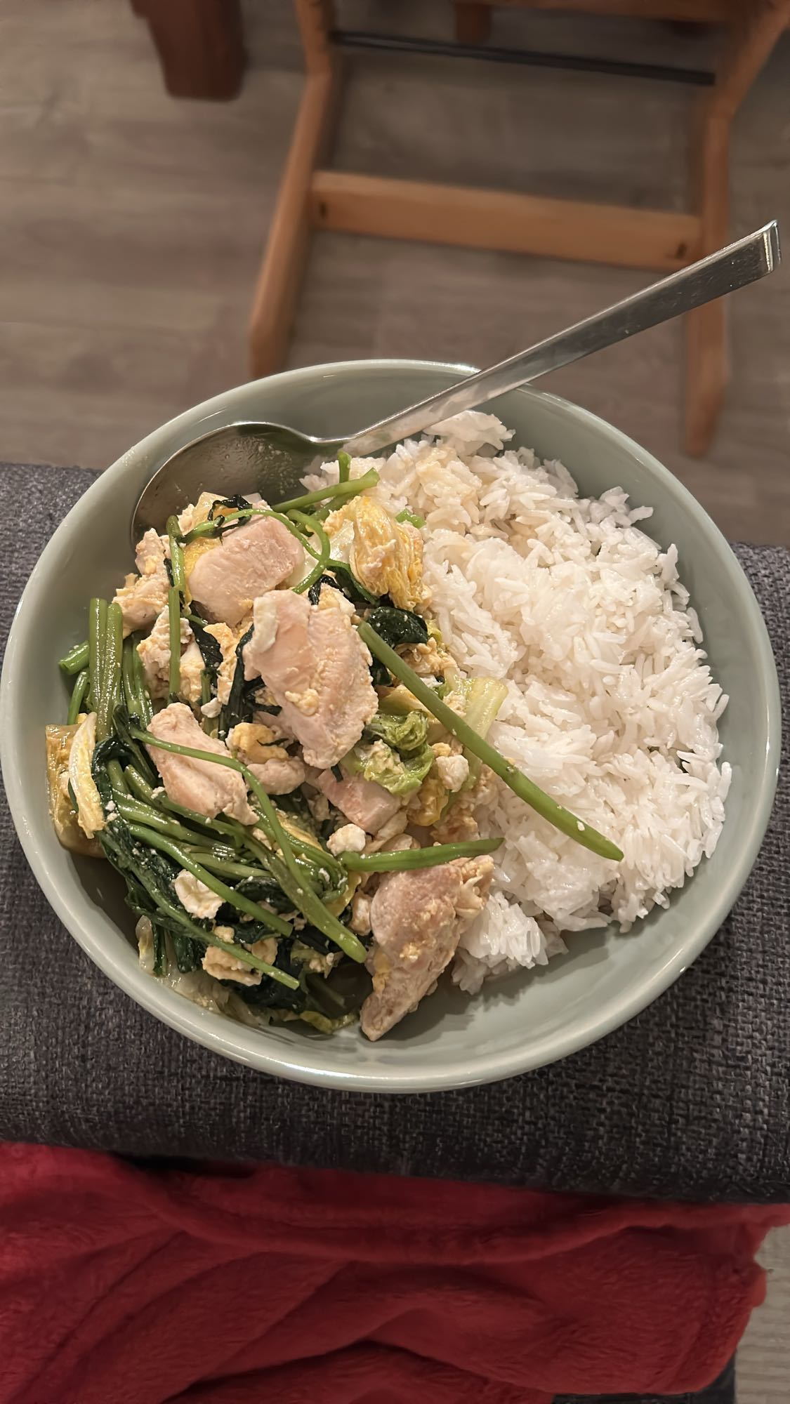 Kylling med ris og grønnsaker