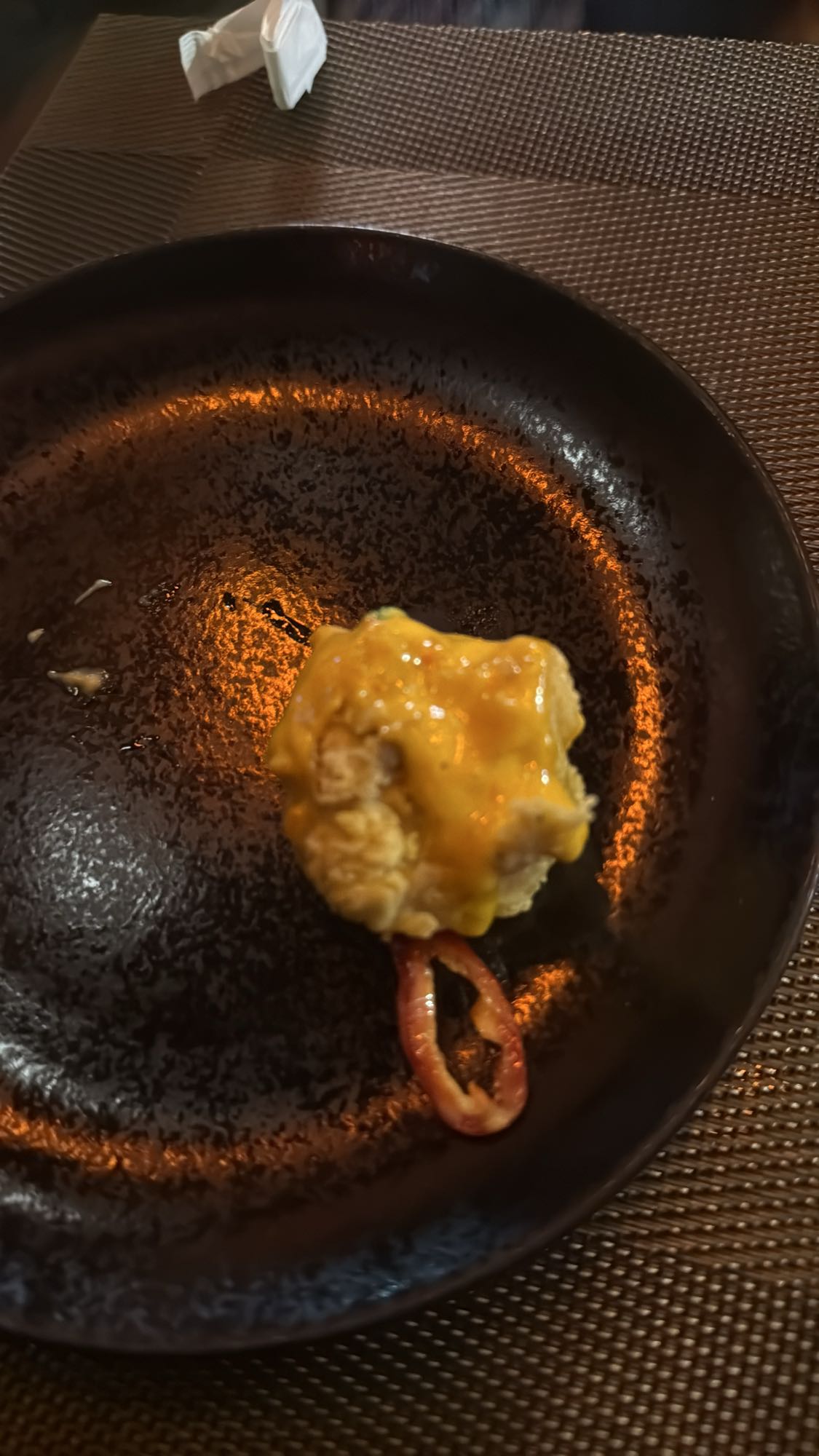 Cheesy fried chicken bite