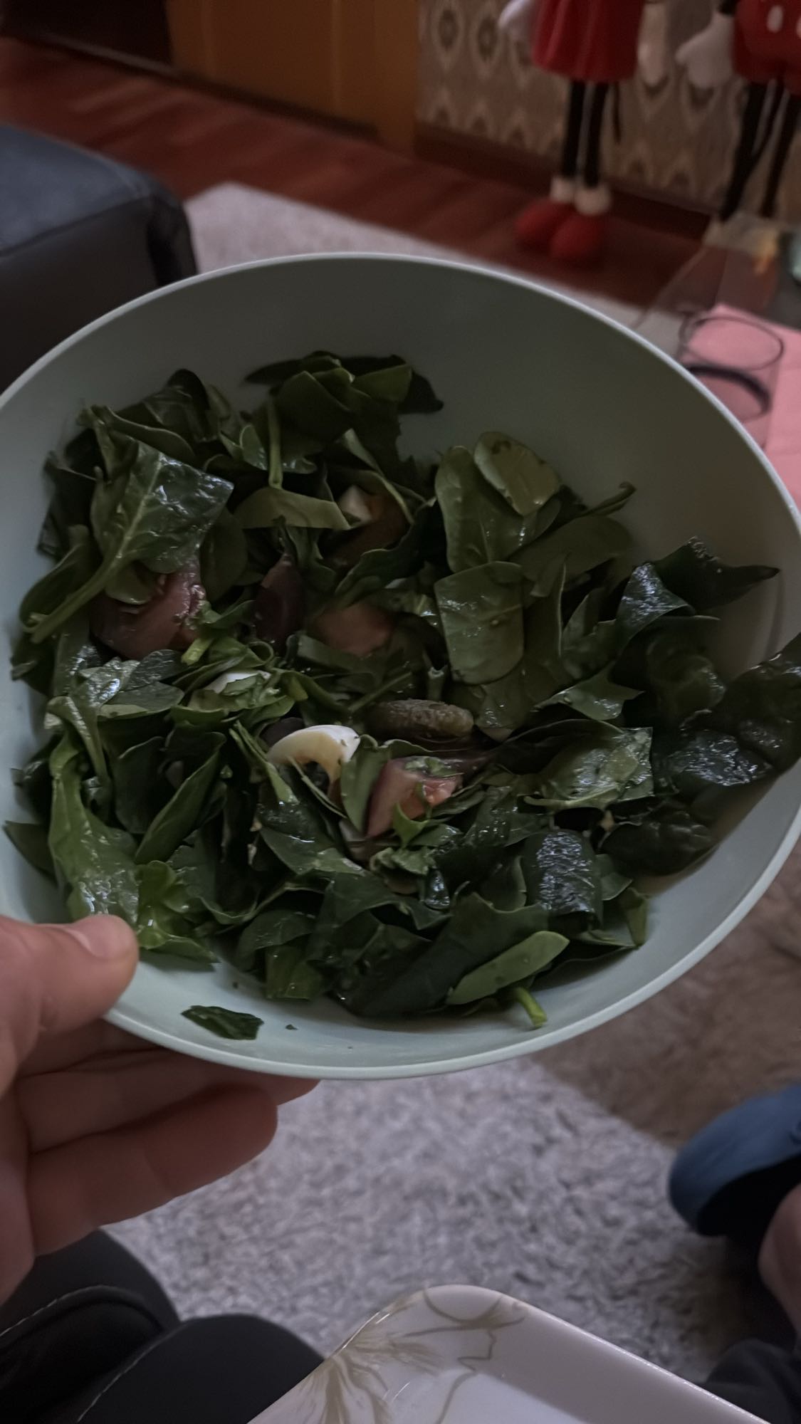ensalada de espinaca
