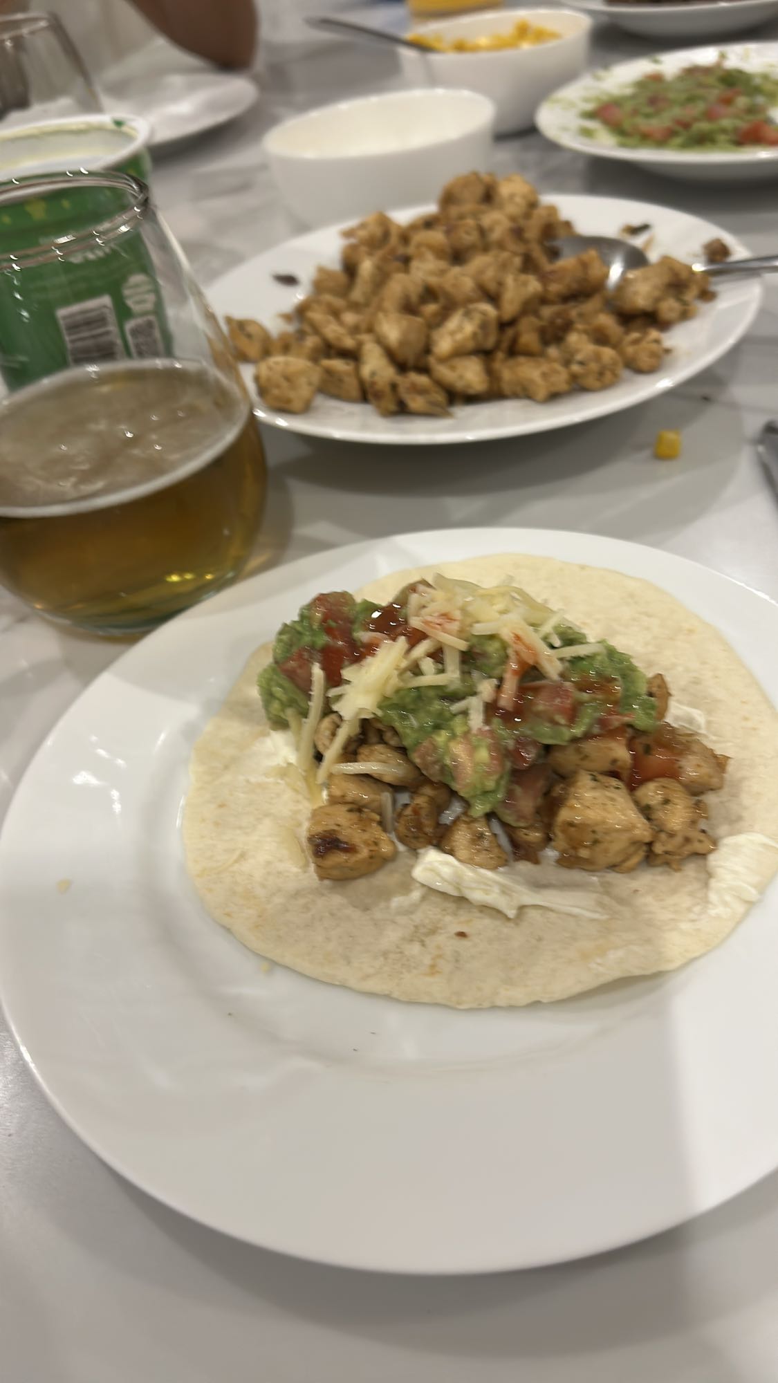 taco de pollo