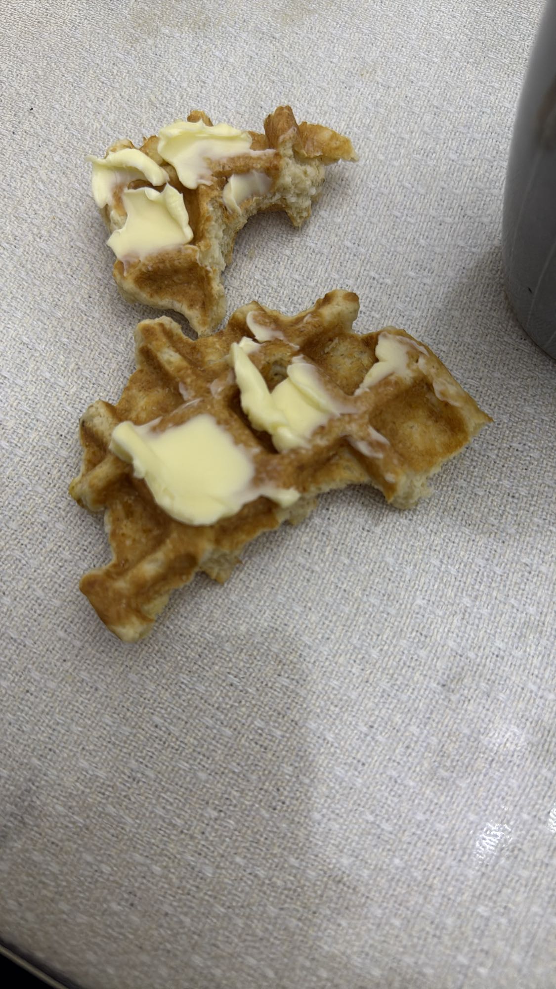 вафли с маслом