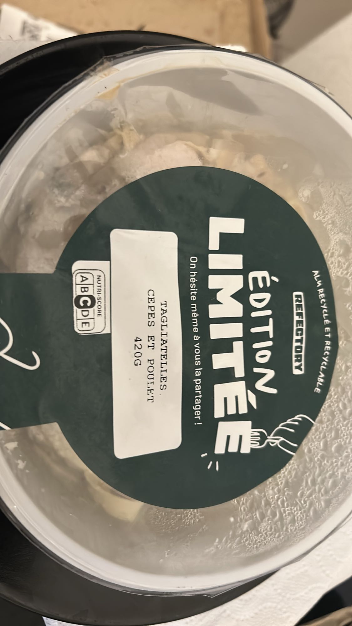 Tagliatelles poulet cèpes