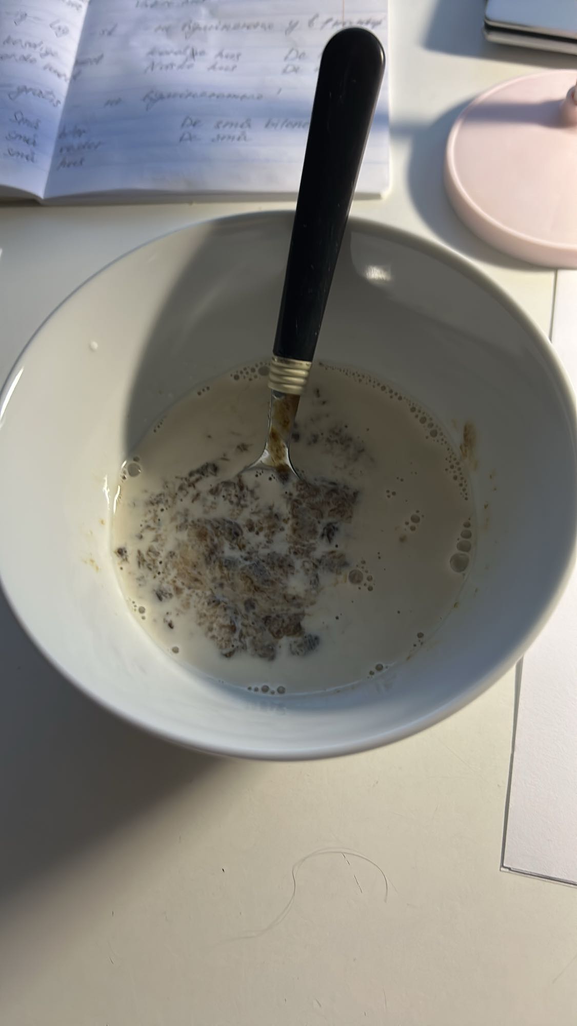 мюсли с молоком