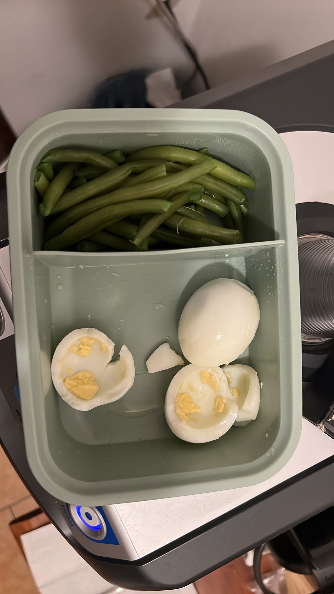 Boiled Eggs & Green Beans