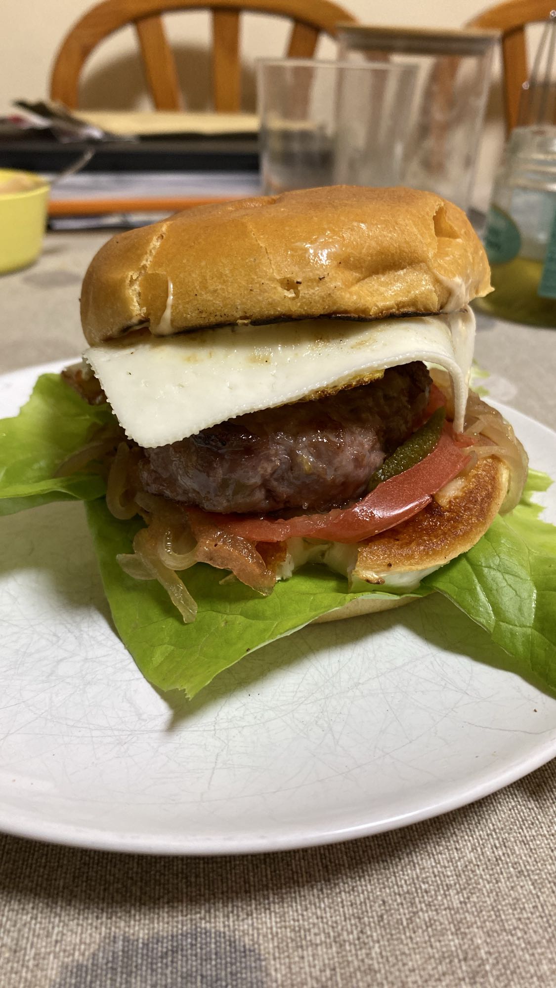 Hamburguesa casera