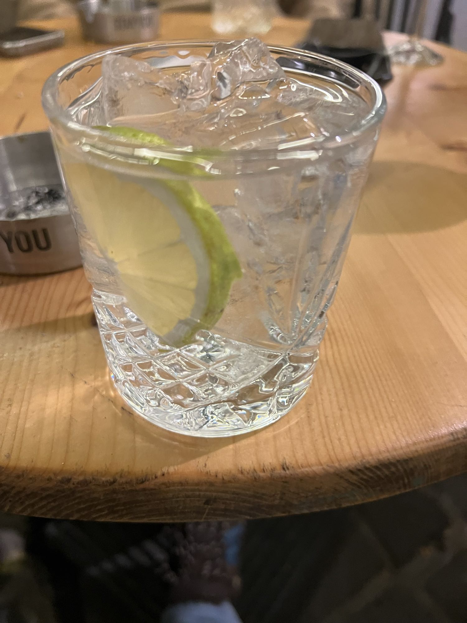 Gin and Tonic with Lime