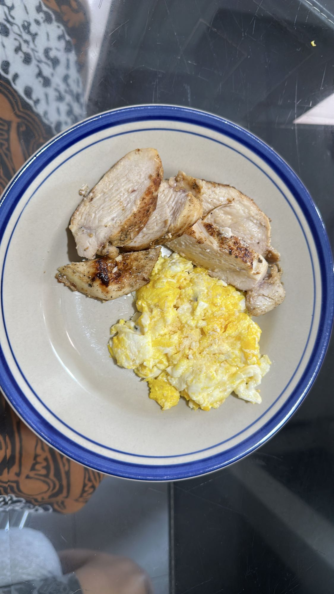 Grilled Chicken & Eggs