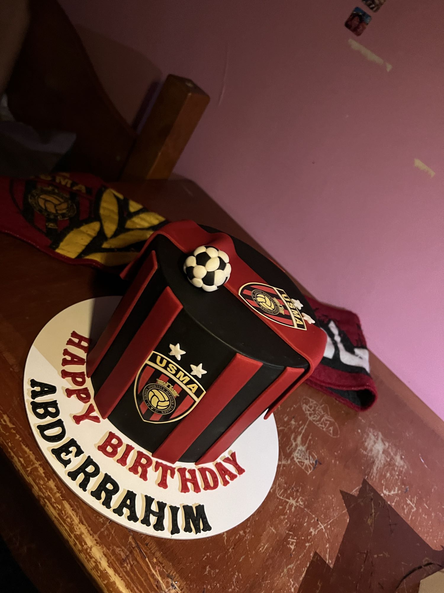 Gâteau d'anniversaire USMA