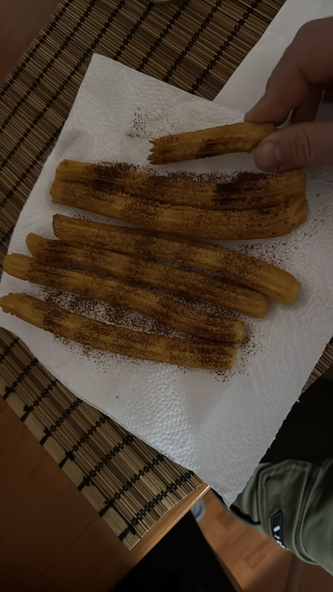 churros con canela