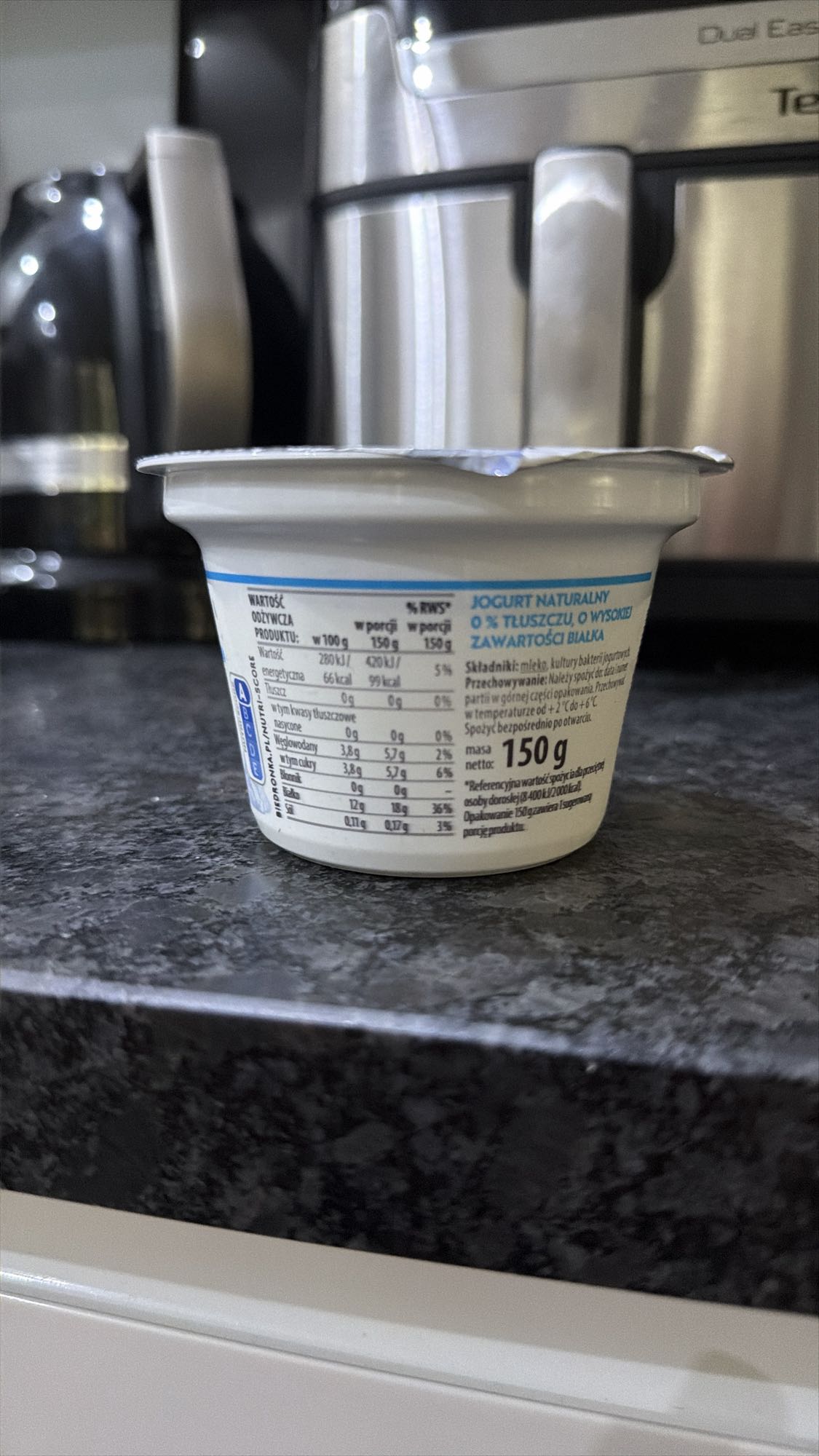 Jogurt naturalny 0% tłuszczu