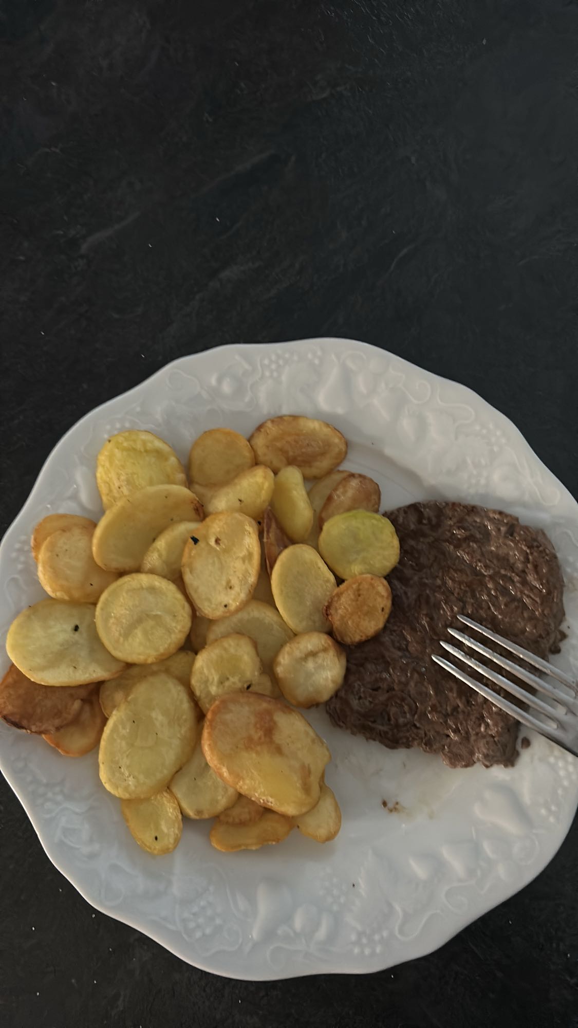 steak et pommes sautées