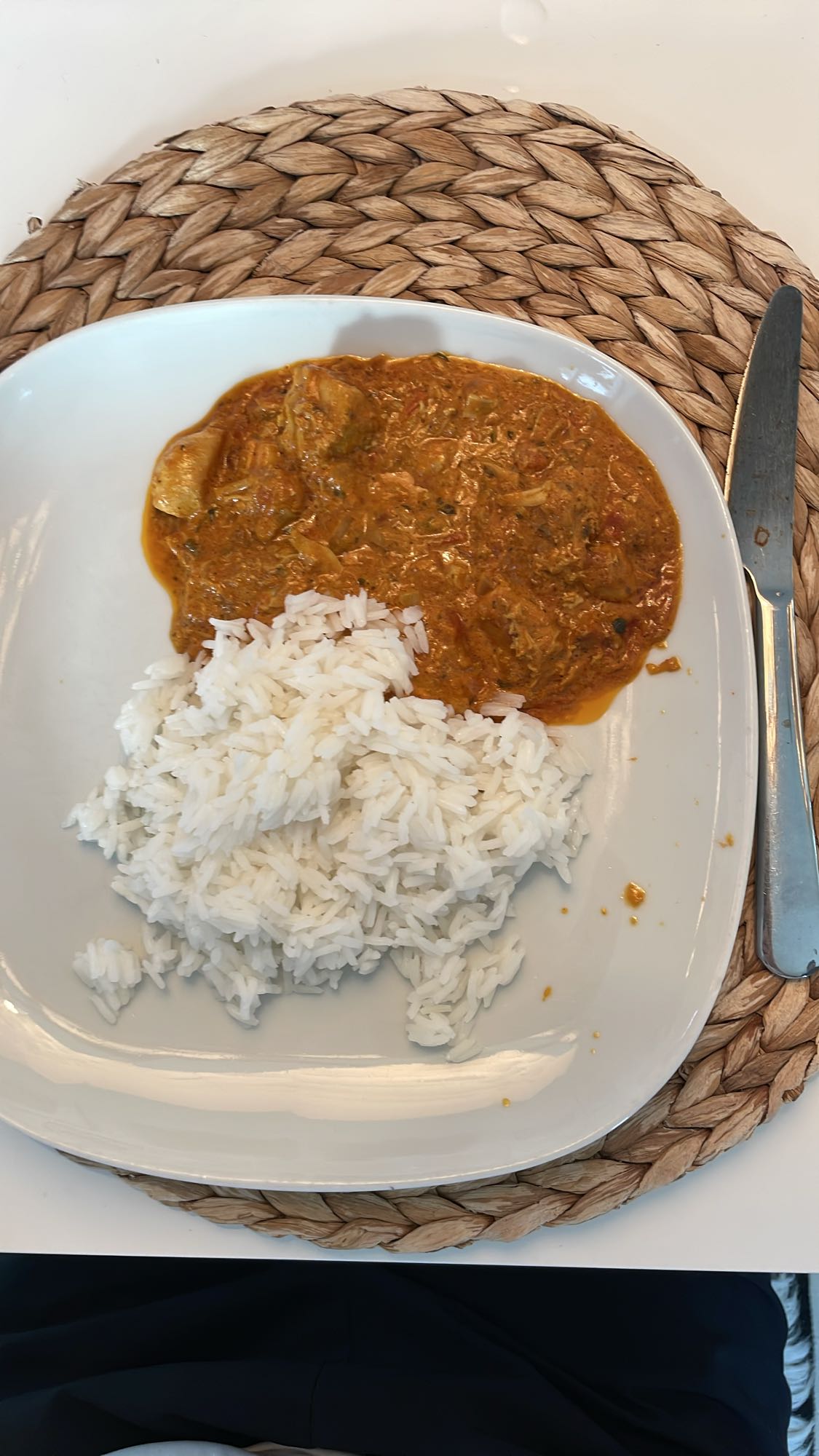 Kycklinggryta med ris