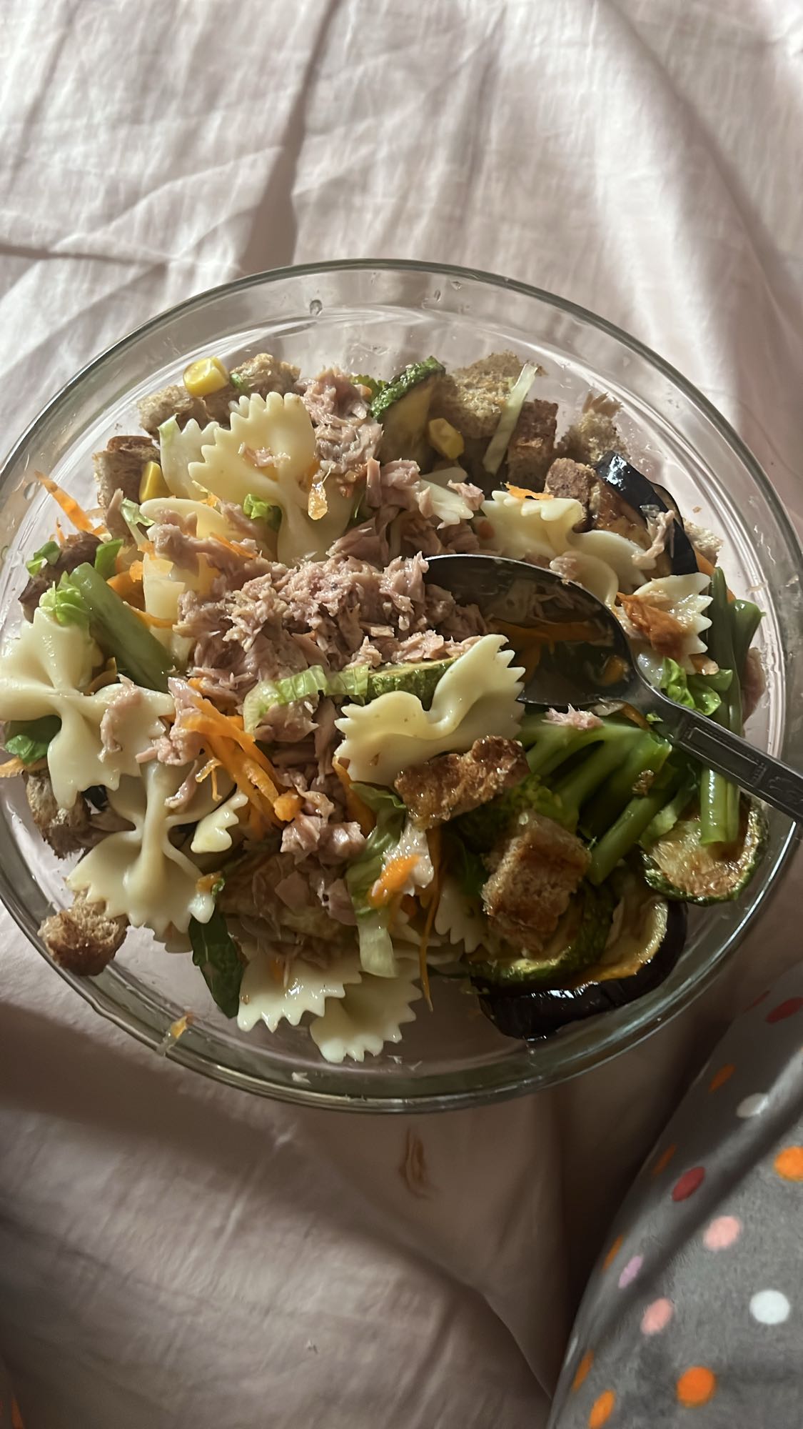 Salade de pâtes au thon