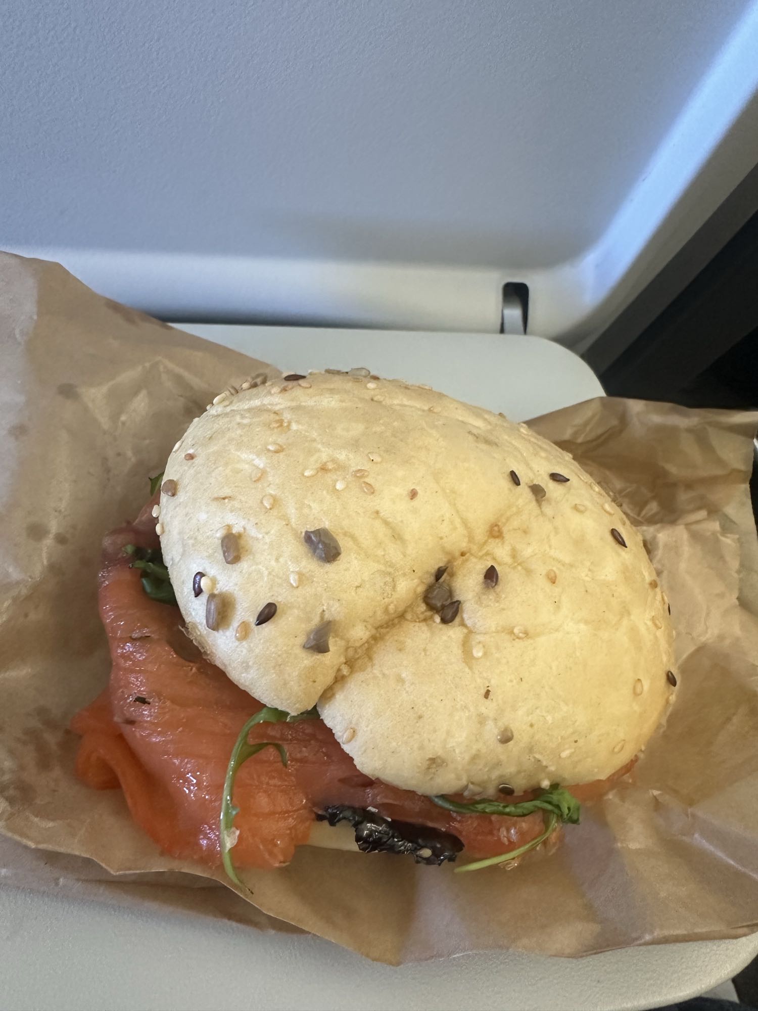 Sándwich de salmón