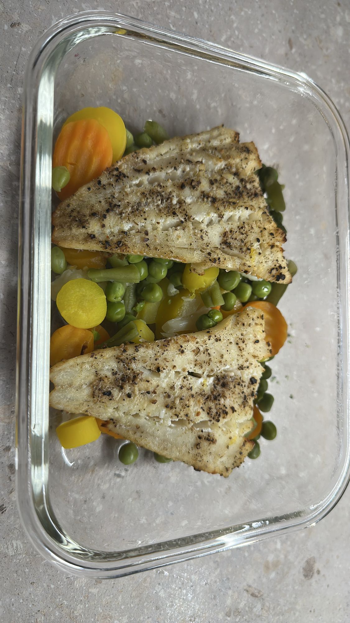 Torsk med grönsaker