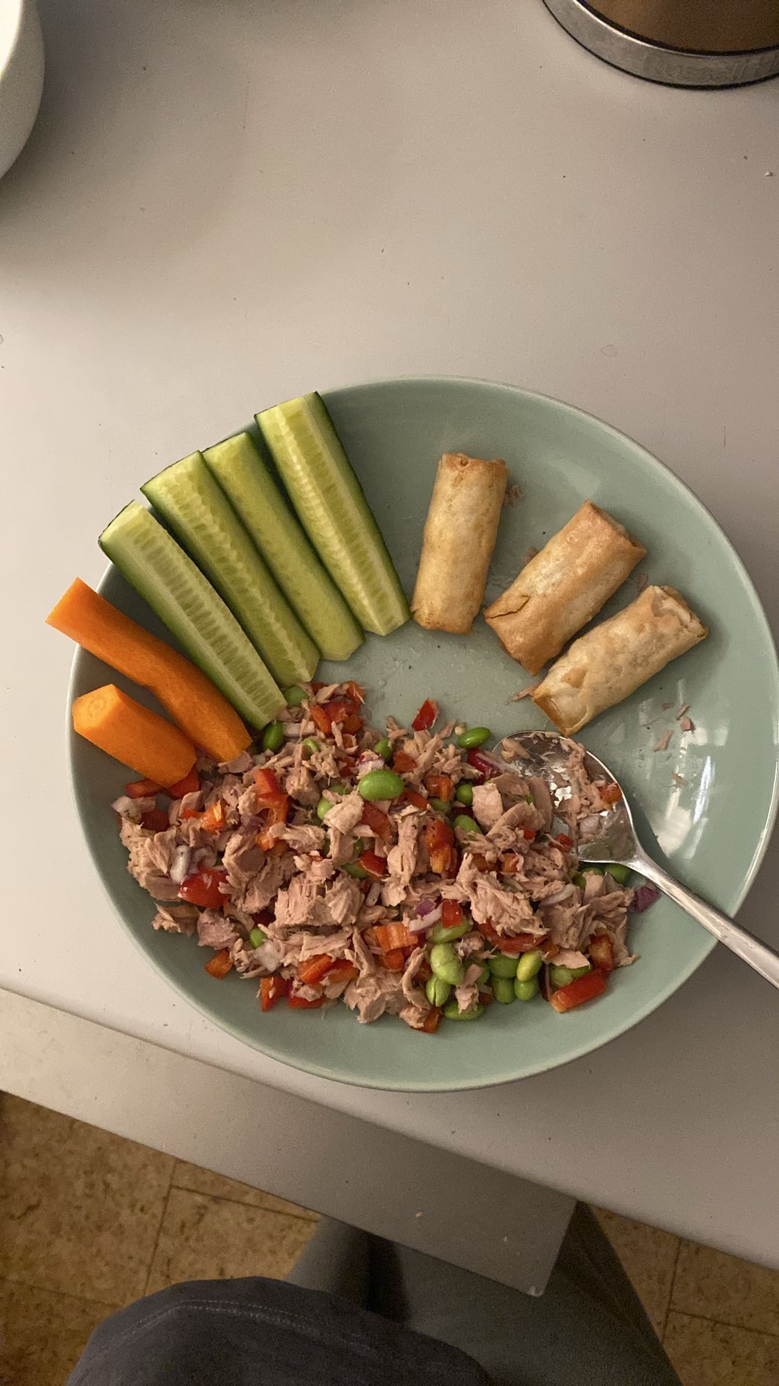 Tuna Veggie Plate