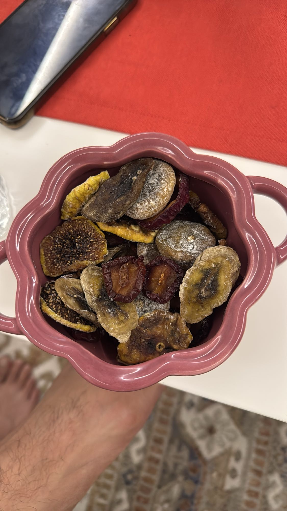 Blandade torkade frukter