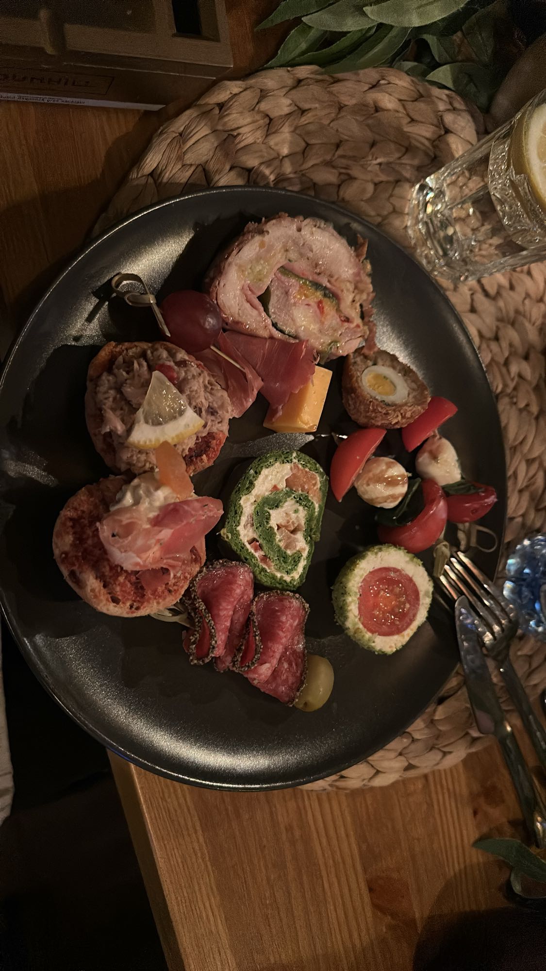 Gourmet Appetizer Plate