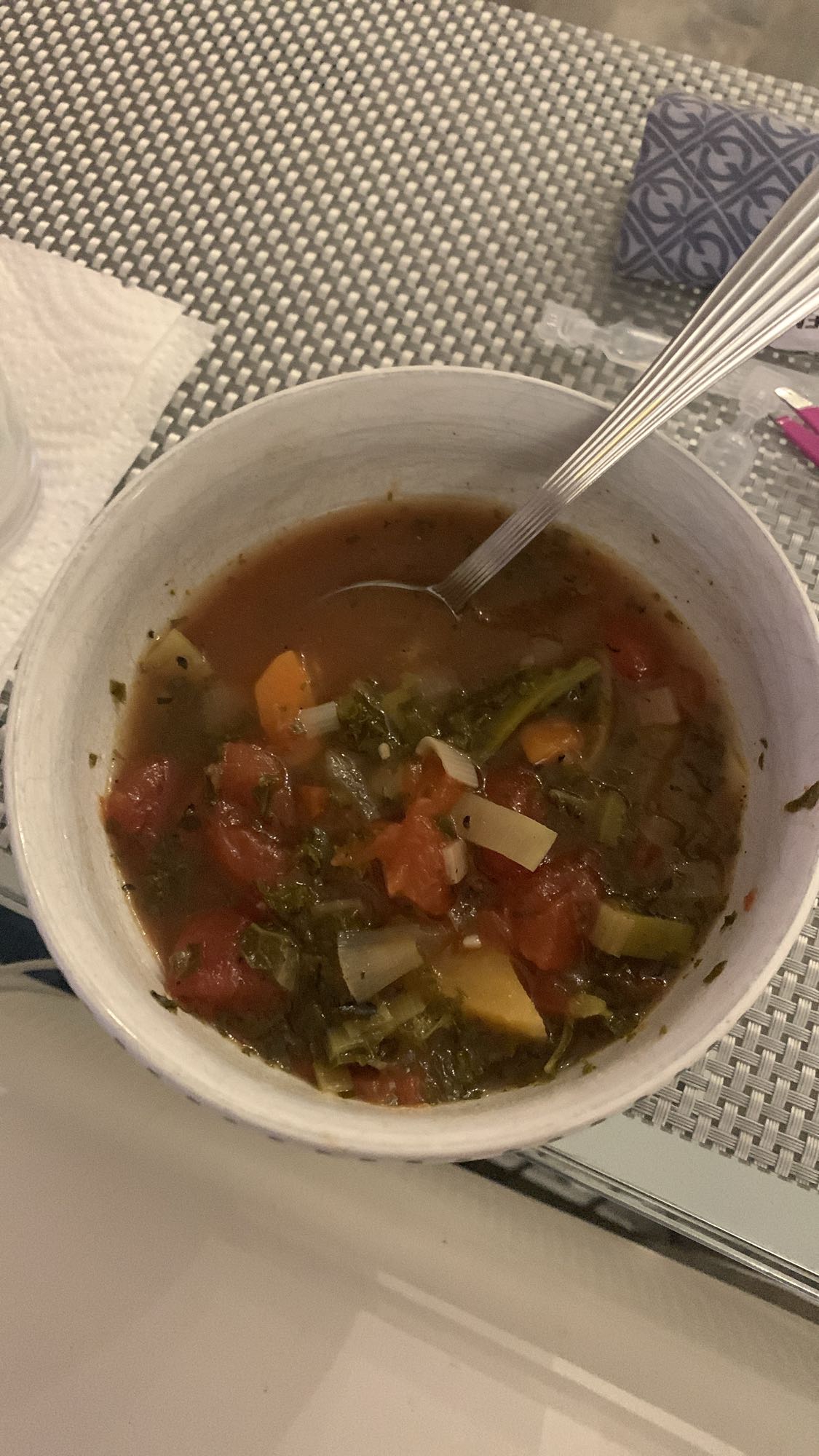 Soupe de légumes maison