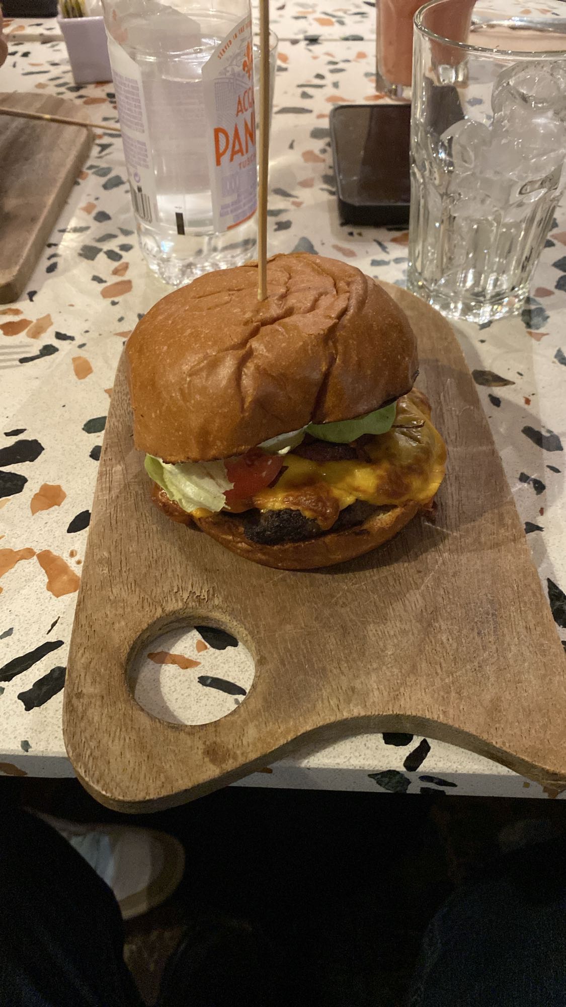 Hamburguesa con queso