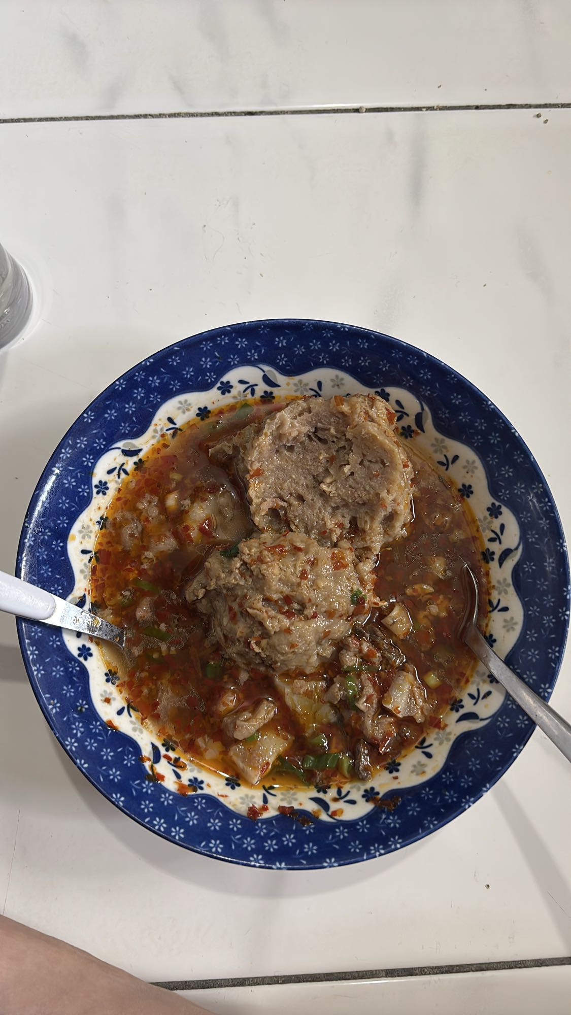 Bakso isi pedas