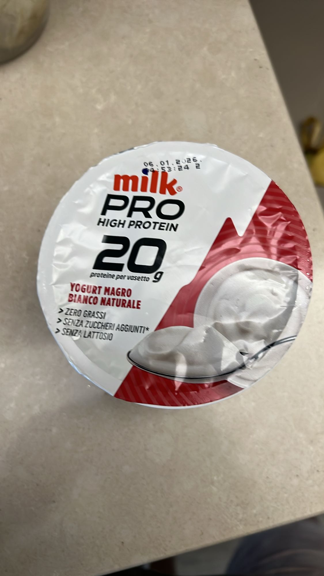 Yogurt magro proteico