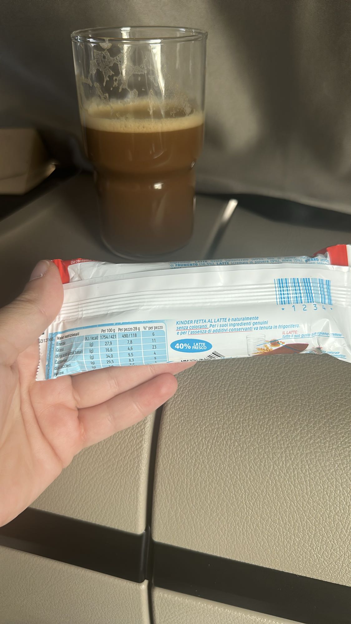 Fetta al latte și cafea