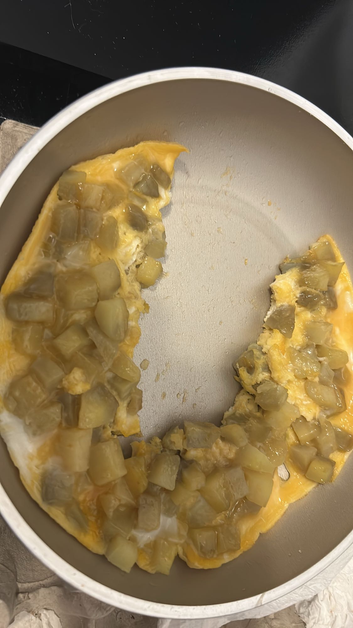 omelette aux pommes de terre