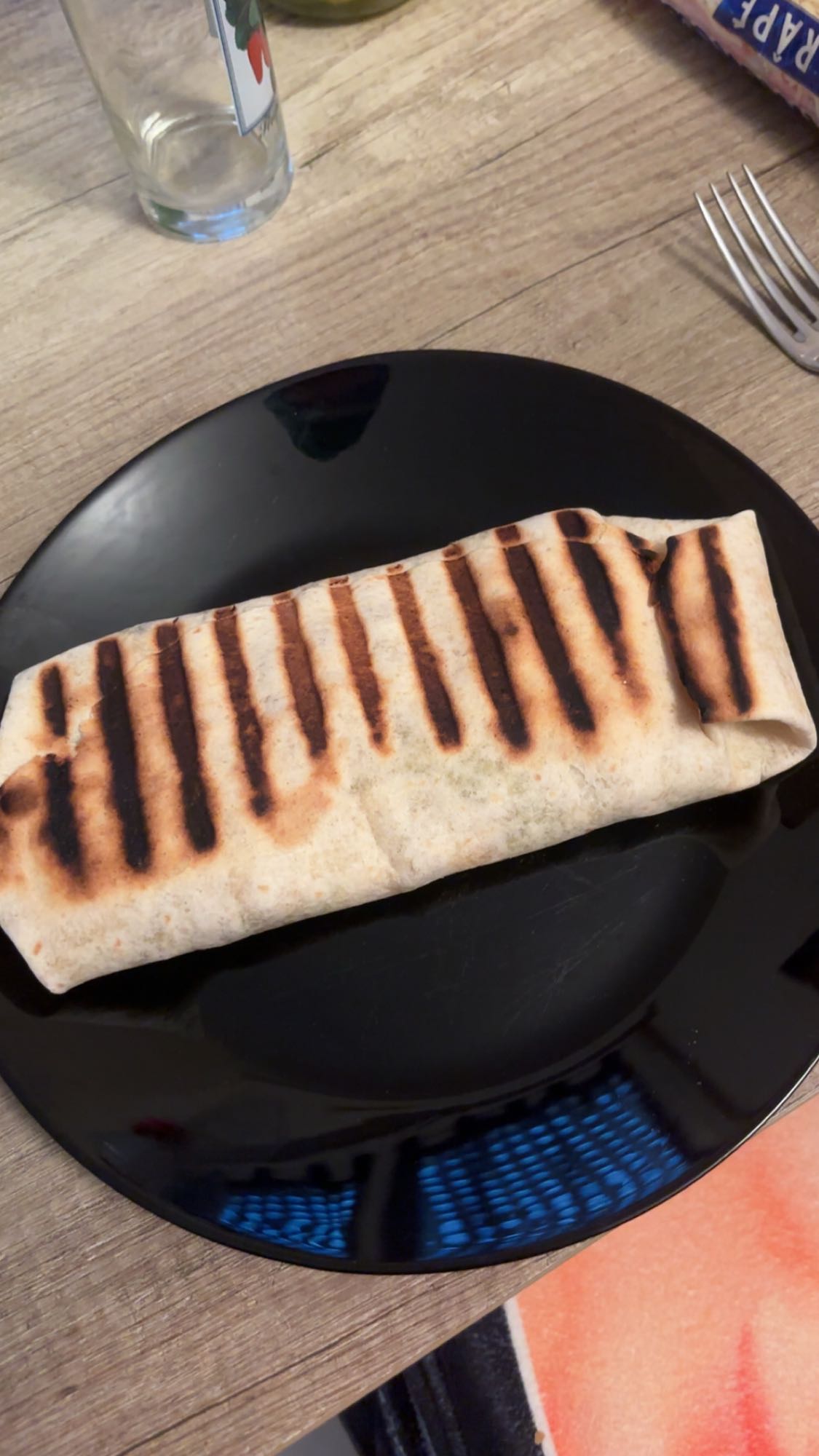 Wrap grillé au poulet