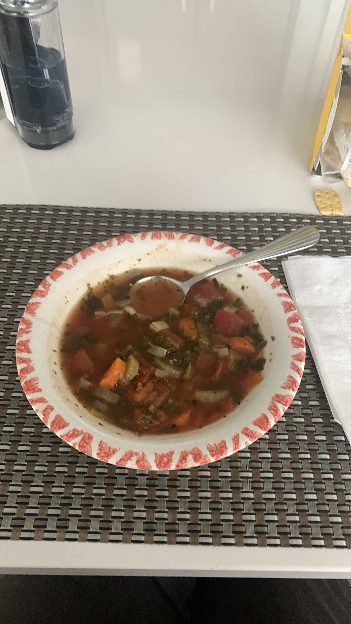 Soupe de légumes maison