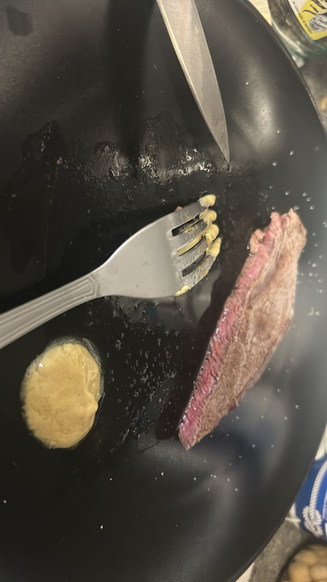Steak à la moutarde